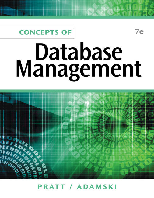 Concepts of Database Management, 7th Edition Cengage