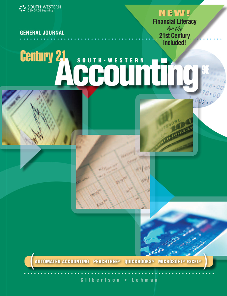 Product cover for Century 21 Accounting: General Journal, 2012 Update 9th Edition by Claudia Bienias Gilbertson, CPA/Mark W.  Lehman