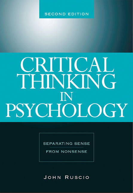 critical thinking in psychology second edition