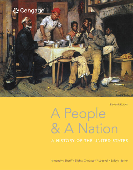 MindTapV2.0 for Kamensky/Sheriff/Blight/Chudacoff/Logevall/Bailey/Norton's A People and a Nation: A History of the United States, 1 term Printed Access Card cover