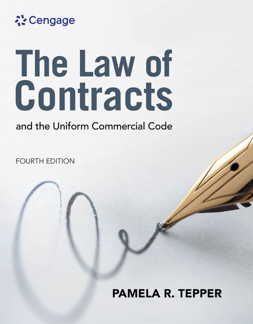 MindTap for Tepper's The Law of Contracts and the Uniform Commercial Code, 1 term Printed Access Card cover