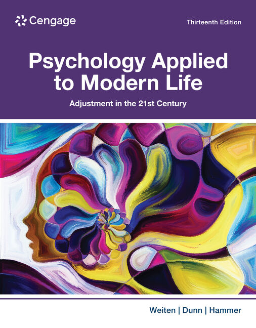 Cengage Infuse for Weiten/Dunn/Hammer's Psychology Applied to Modern Life: Adjustment in the 21st Century, 1 term Printed Access Card cover