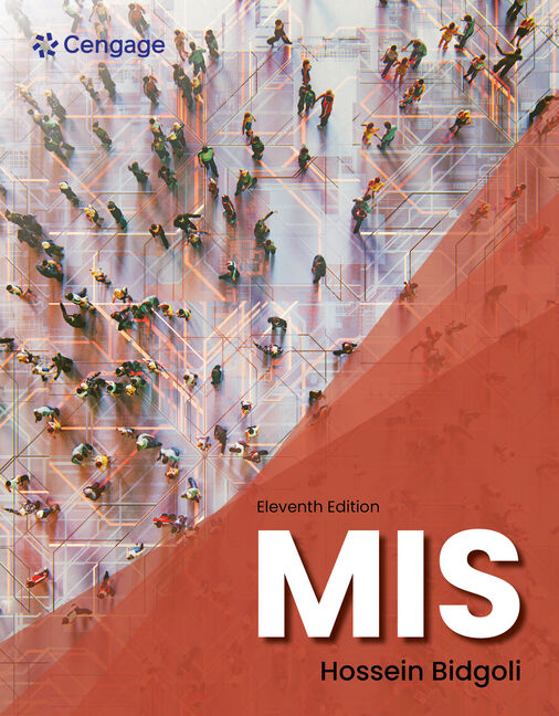 MindTap for Bidgoli's MIS, 1 term Printed Access Card cover