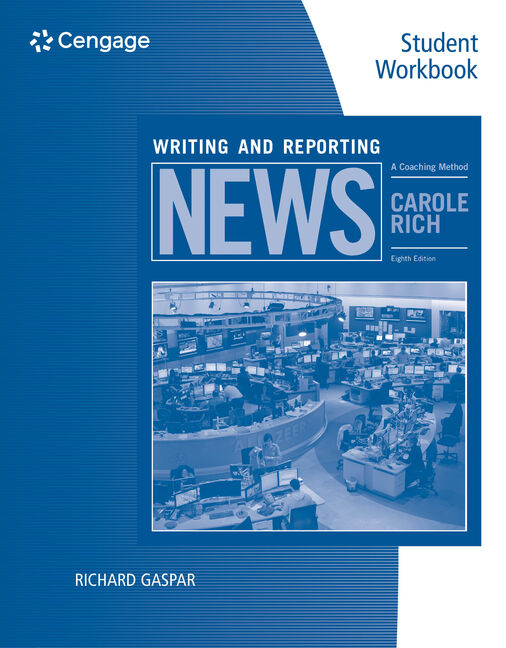 Student Workbook for Rich's Writing and Reporting News: A Coaching Method, 8th cover