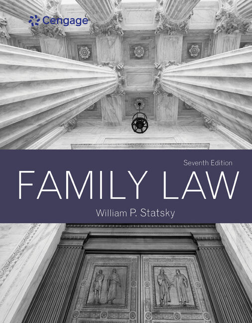 MindTap for Statsky's Family Law, 1 term Printed Access Card cover