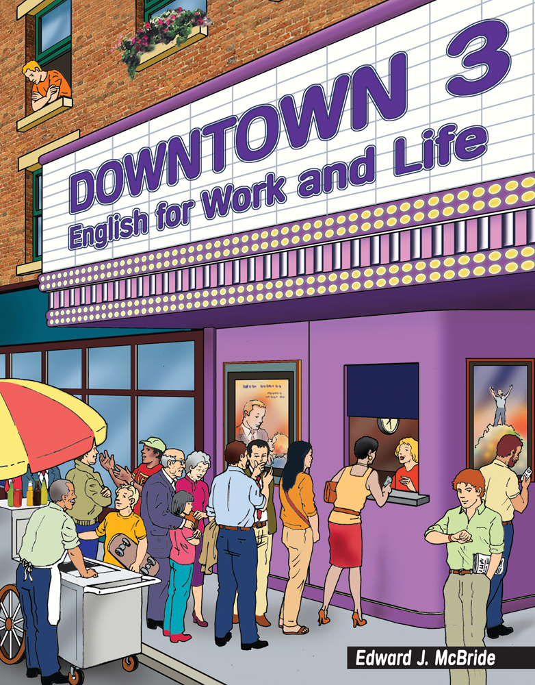 Downtown 3: English for Work and Life book cover