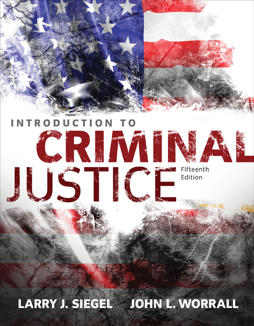 Introduction To Criminal Justice 9781305261044 Cengage