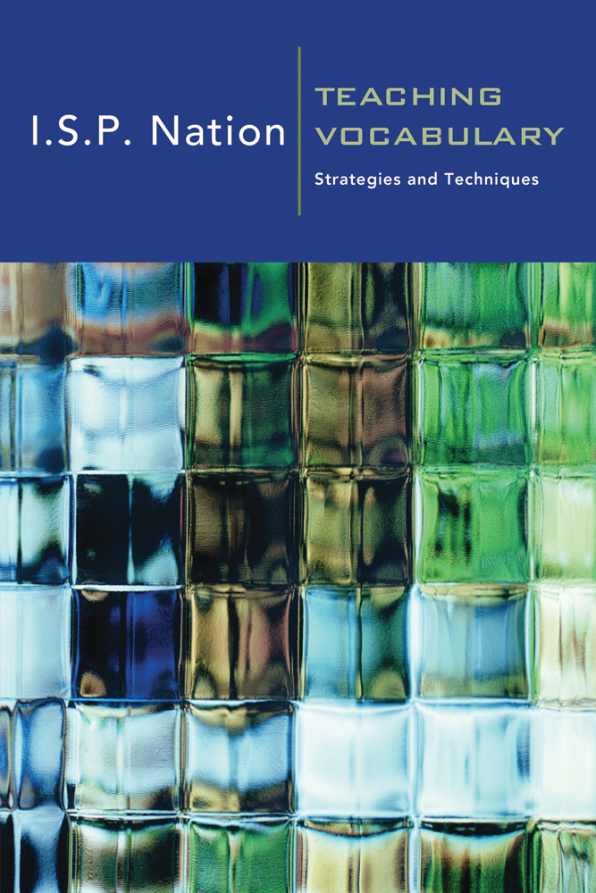 Teaching Vocabulary: Strategies and Techniques book cover